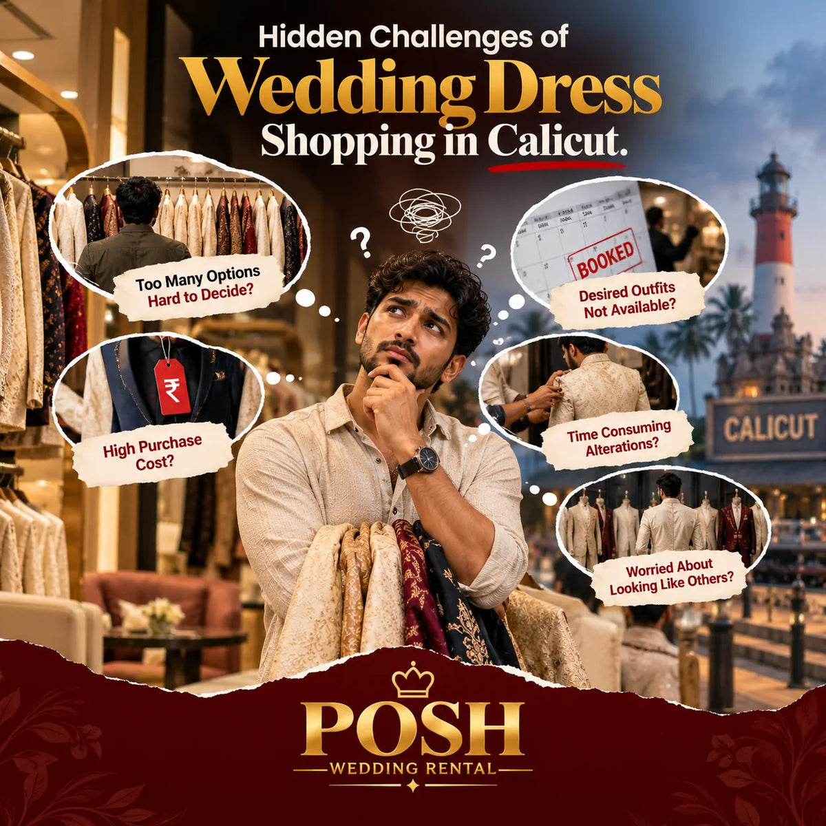 Hidden Challenges of Wedding Dress Shopping in Calicut