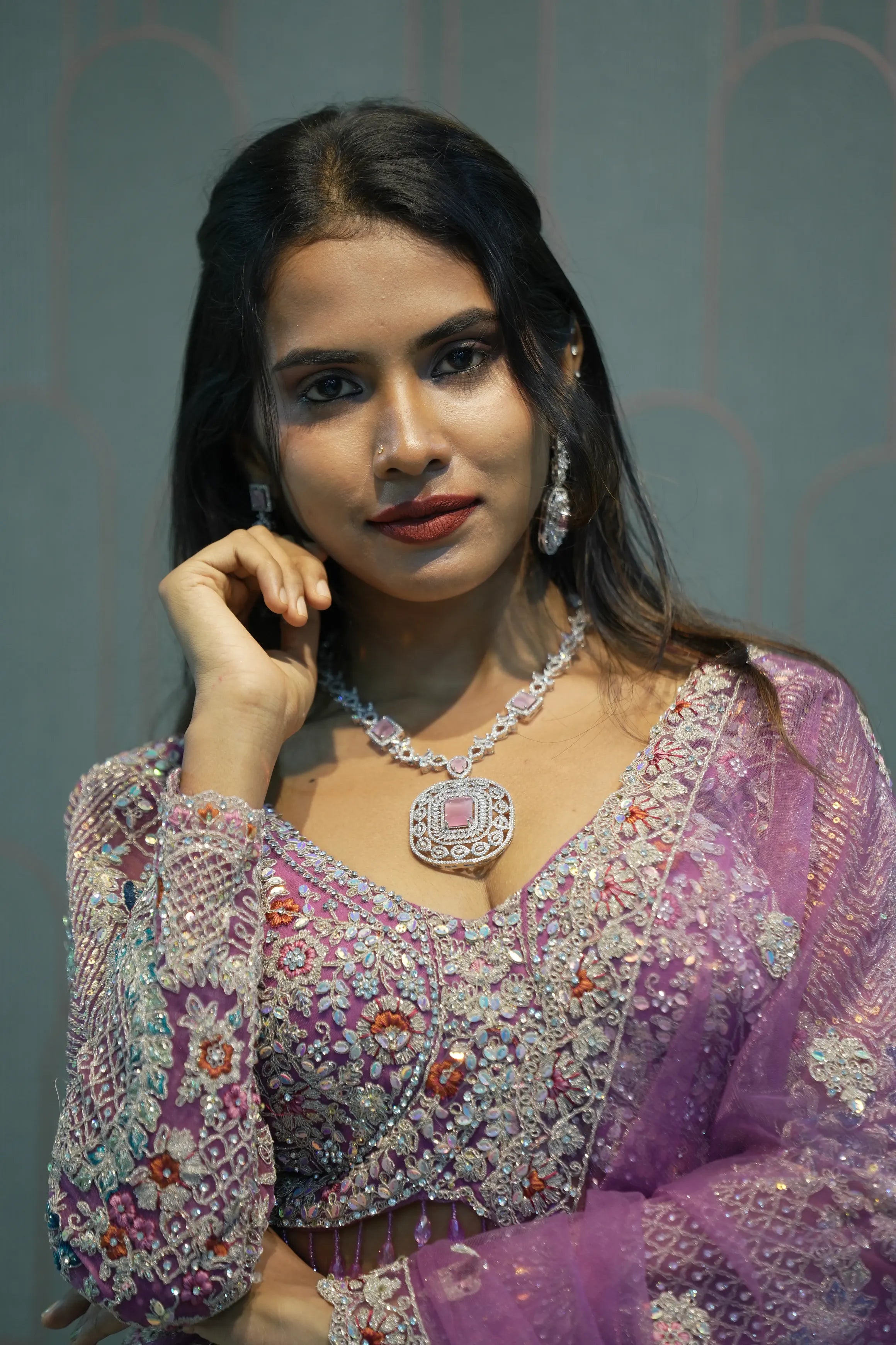 Bridal Crop Top Rental in Thrissur at  Posh Wedding Rental