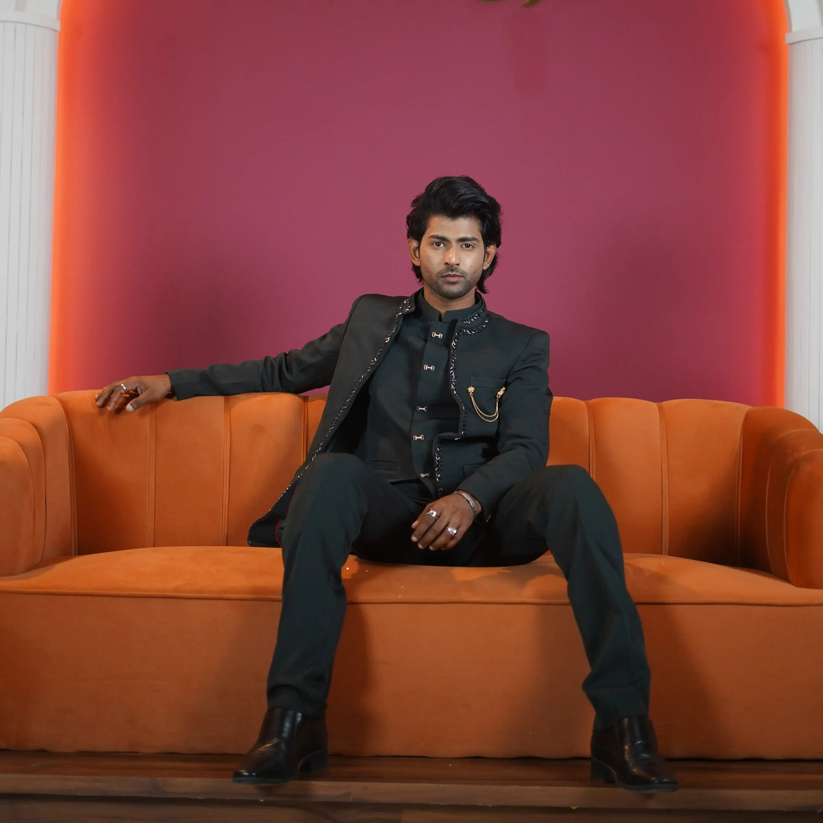 Groom tuxedo rental in Kollam – stylish groom suit at Posh Wedding Rental Kerala
