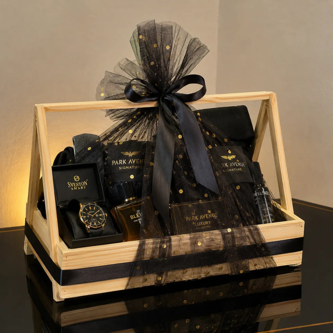 Unique wedding gifts featuring a luxury groom gift hamper with premium watch, perfume, grooming essentials, and elegant gift packaging, ideal for wedding gifts, engagement gifts, and bridal couple gifting.