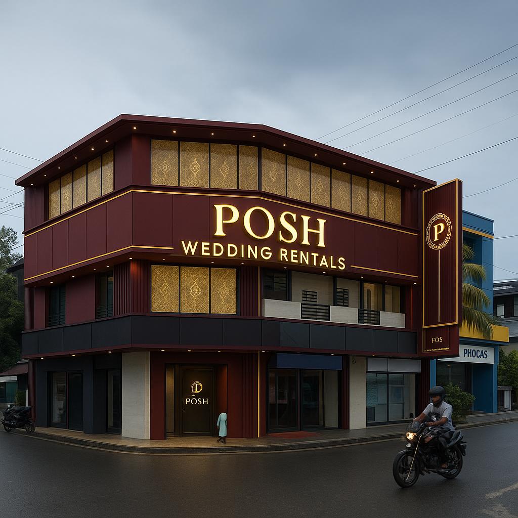 Bridal Dress Rental Online Kerala with Wide Collection at Posh Wedding Rental