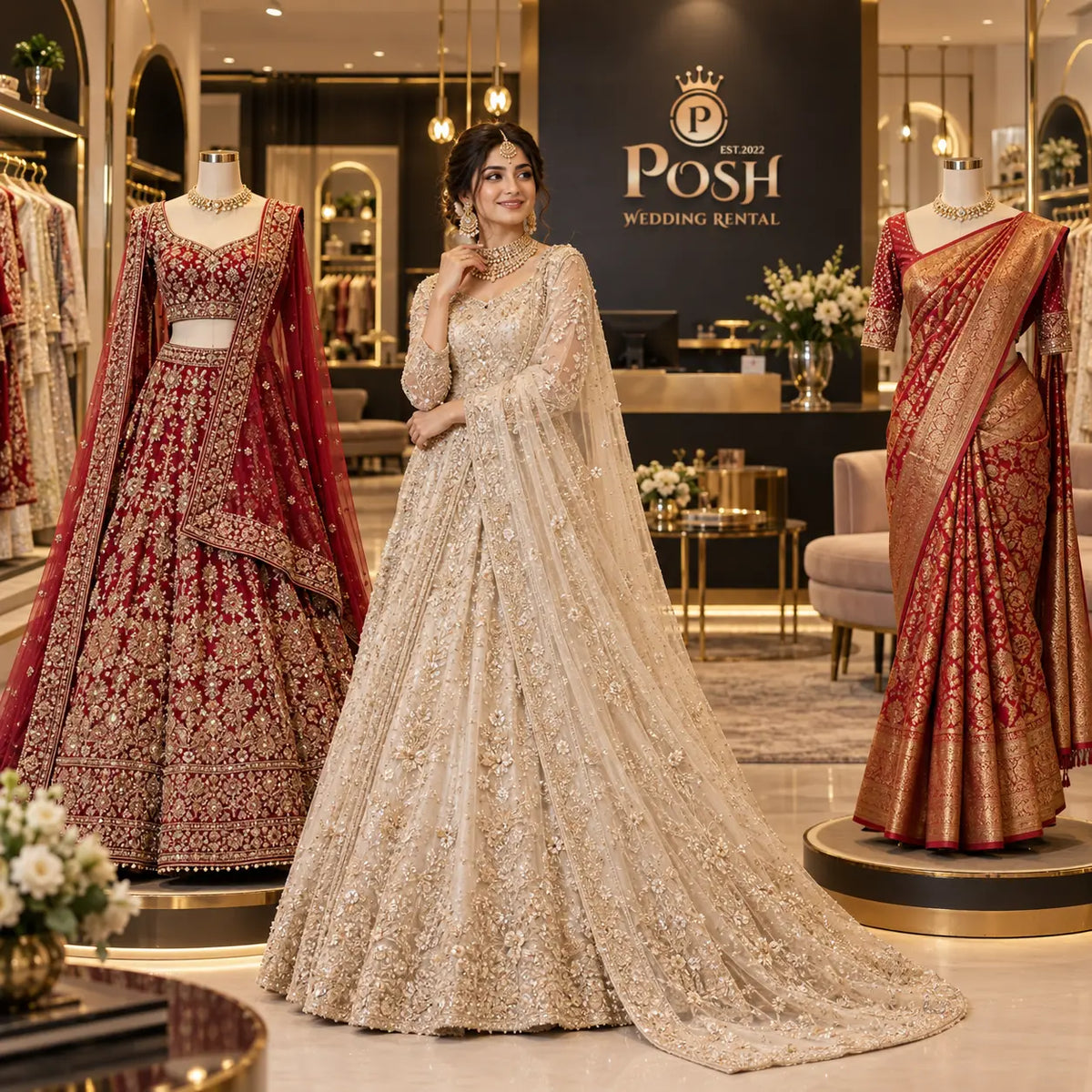 Lehenga, Gown or Saree: Which Bridal Outfit Should You Rent?