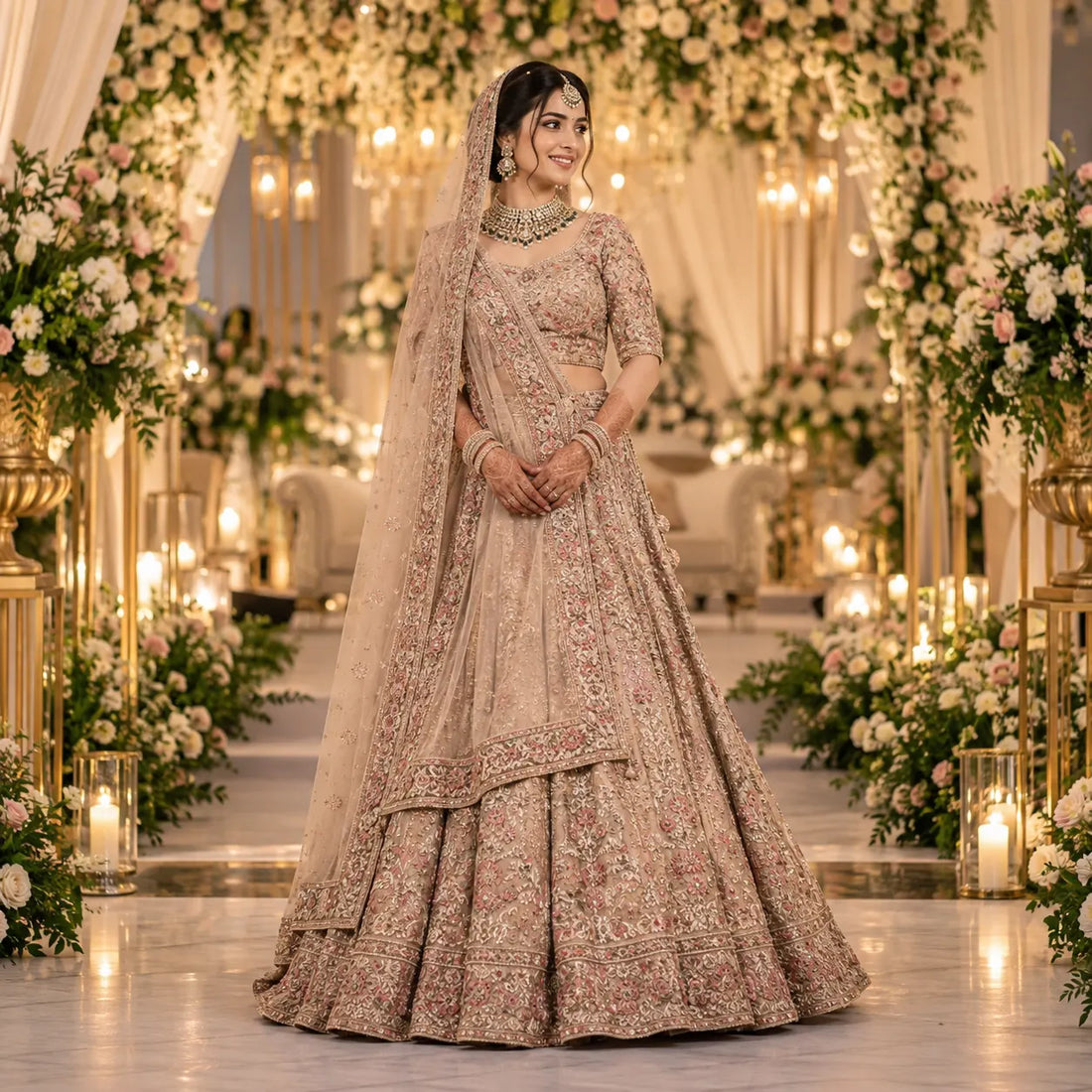 How to Match Your Bridal Outfit With Your Wedding Theme