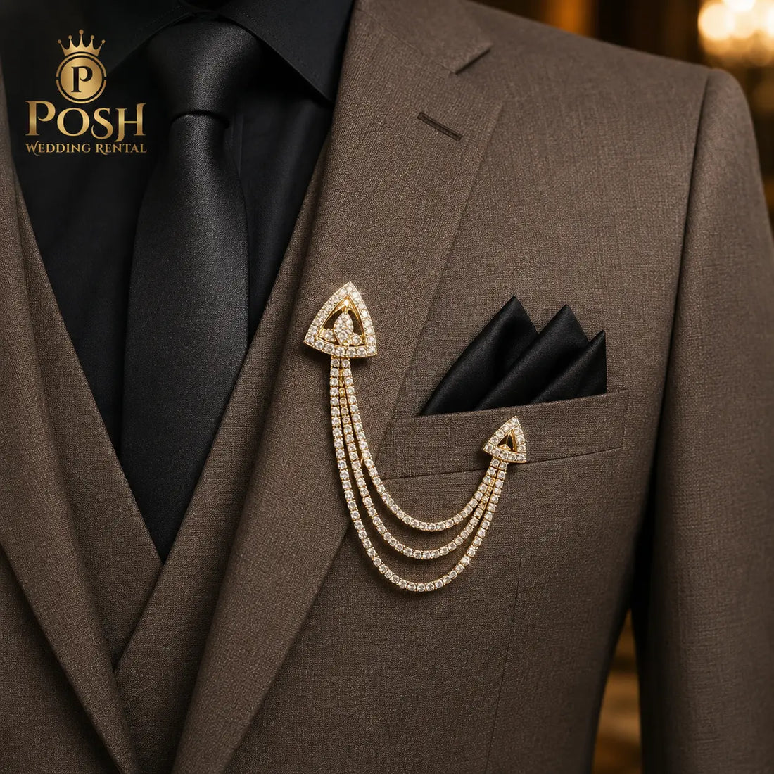 The Ultimate Guide to Wedding Brooches for Indian Grooms