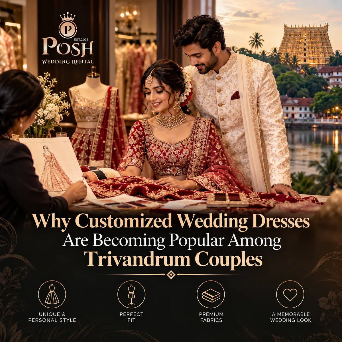Why Customized Wedding Dresses Are Becoming Popular Among Trivandrum Couples