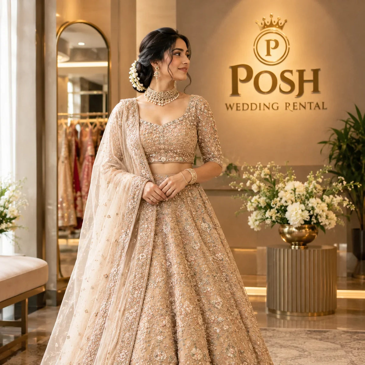Designer Lehenga Rental in Adoor: Look Stunning Without Overspending