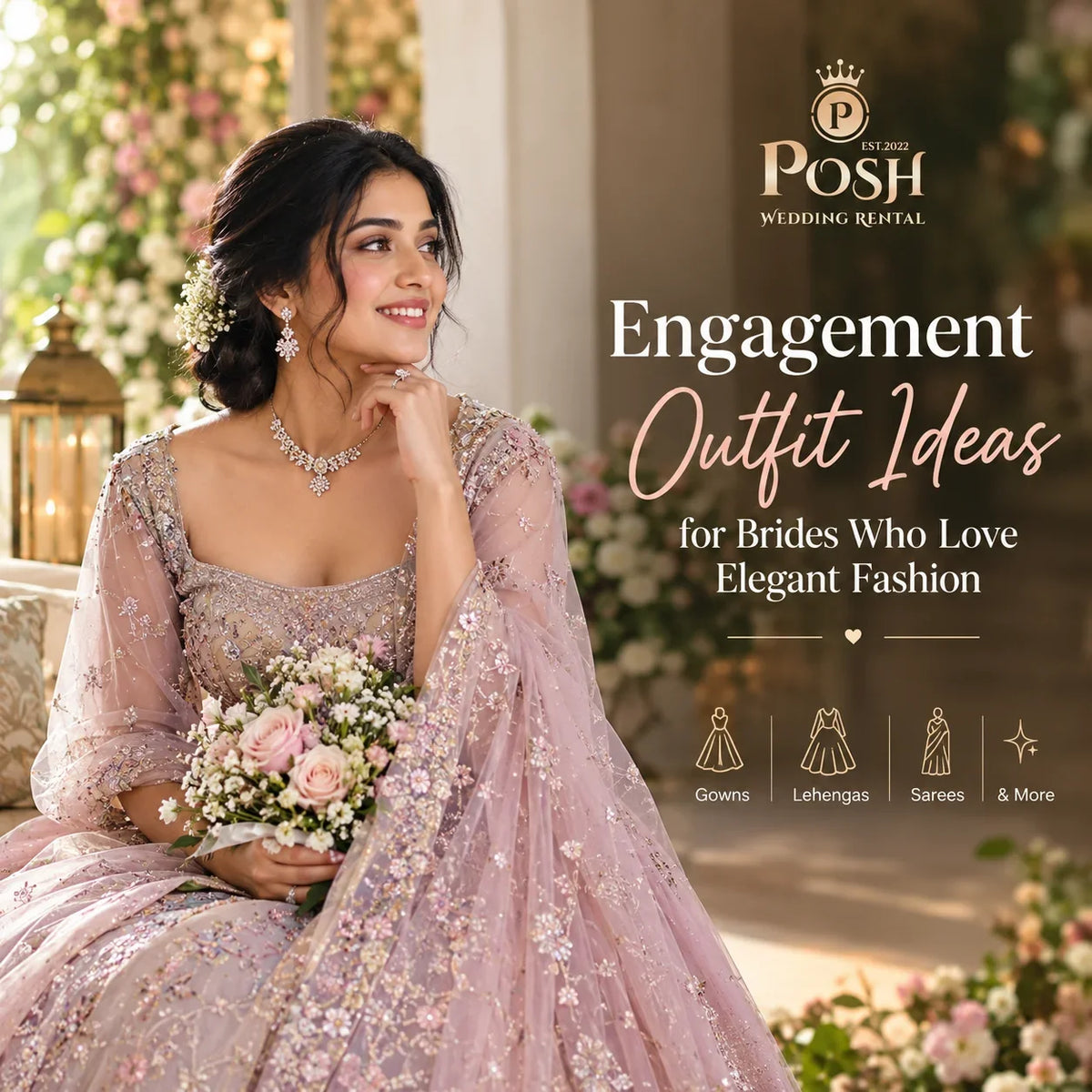 Engagement Outfit Ideas for Brides.