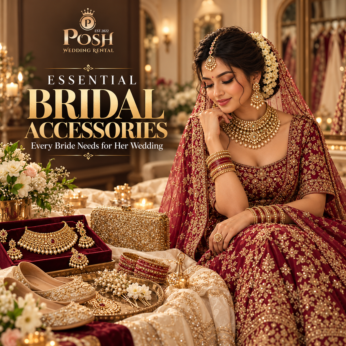 Essential Bridal Accessories Every Bride Needs for Her Wedding