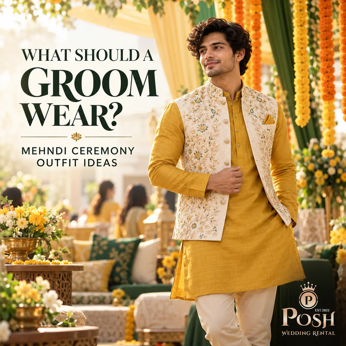 What Should a Groom Wear for a Mehndi Ceremony?