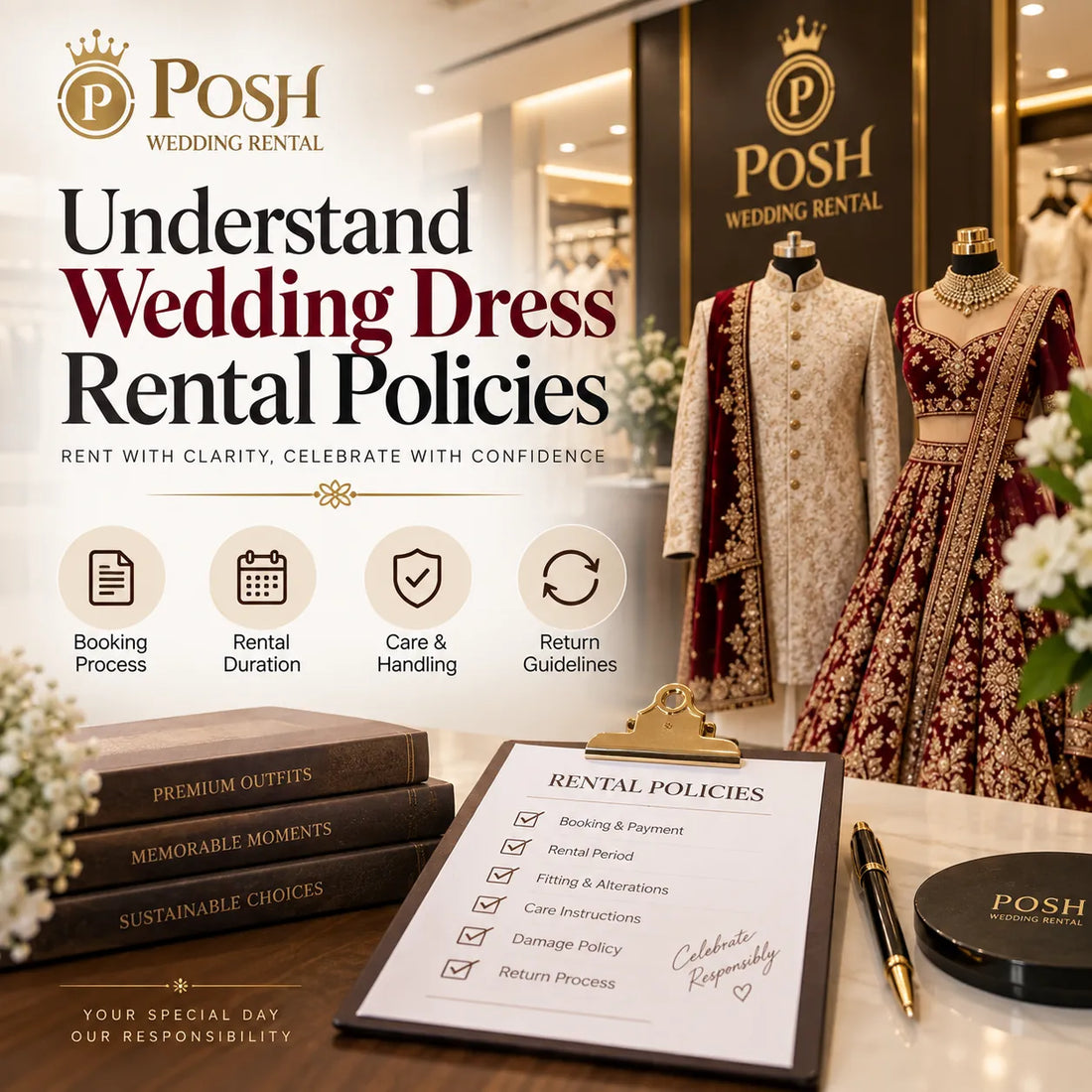 Understanding Wedding Dress Rental Policies in Thrissur