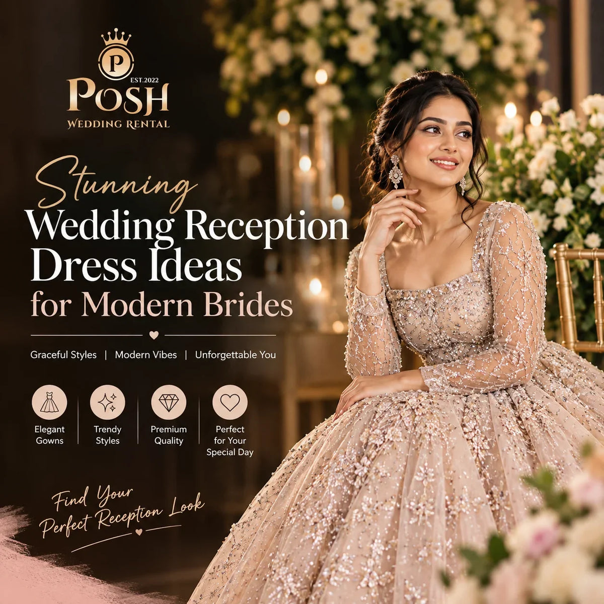 Stunning Wedding Reception Dress Ideas for Modern Brides