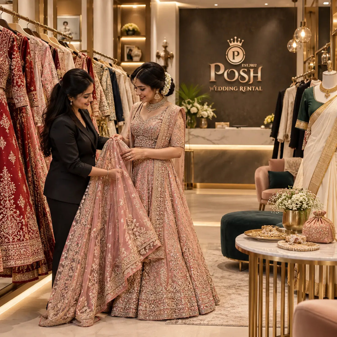 Wedding Dress Rental in Palakkad: What to Look For