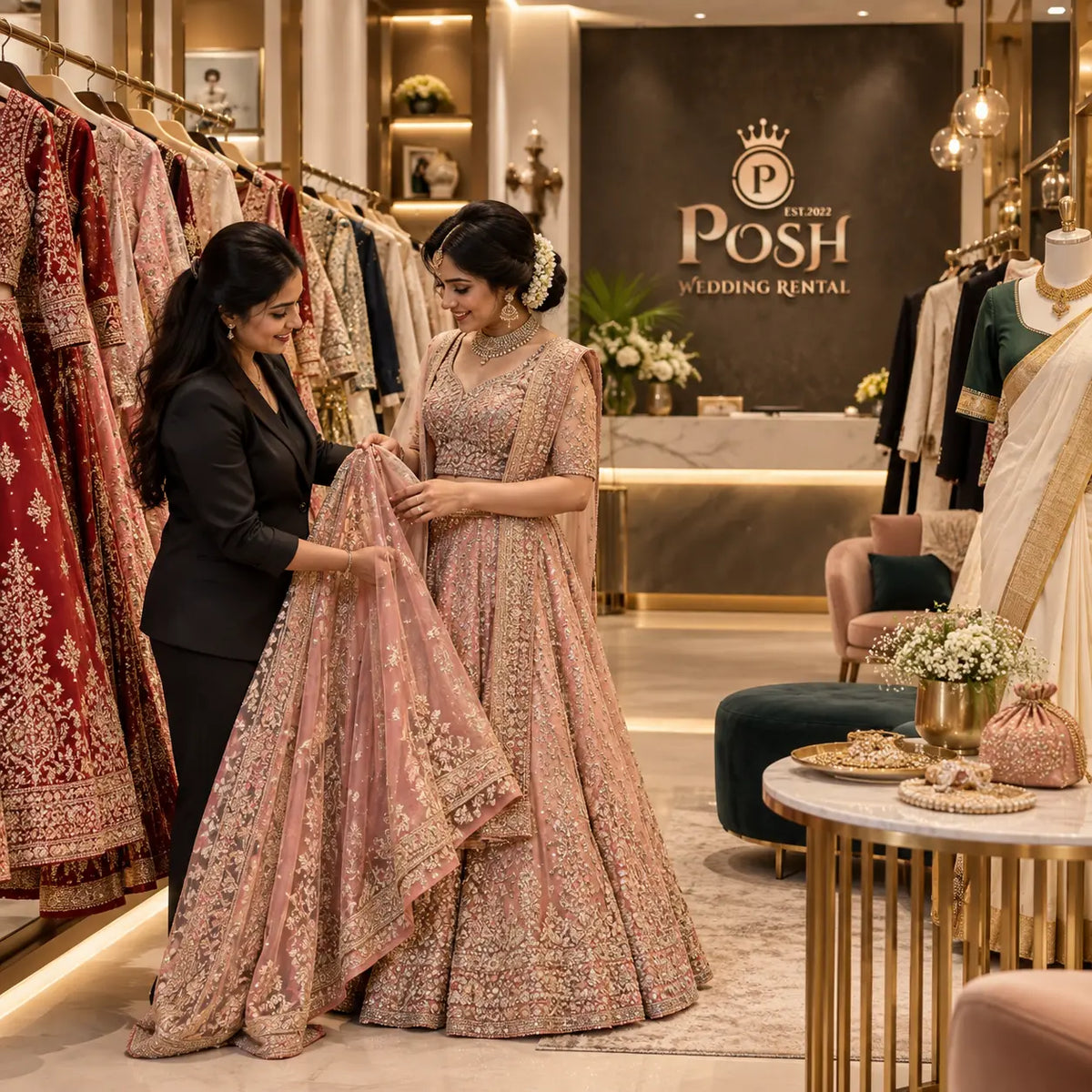 Wedding Dress Rental in Palakkad: What to Look For