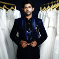 Dark Blue Classy Wedding Suit