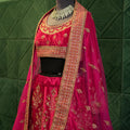 Luxury Hot Pink Bridal Lehenga
