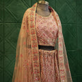 Peach Bridal Lehenga
