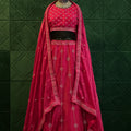 Hot Pink Bridal Lehenga