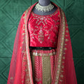 Red Bridal Lehenga