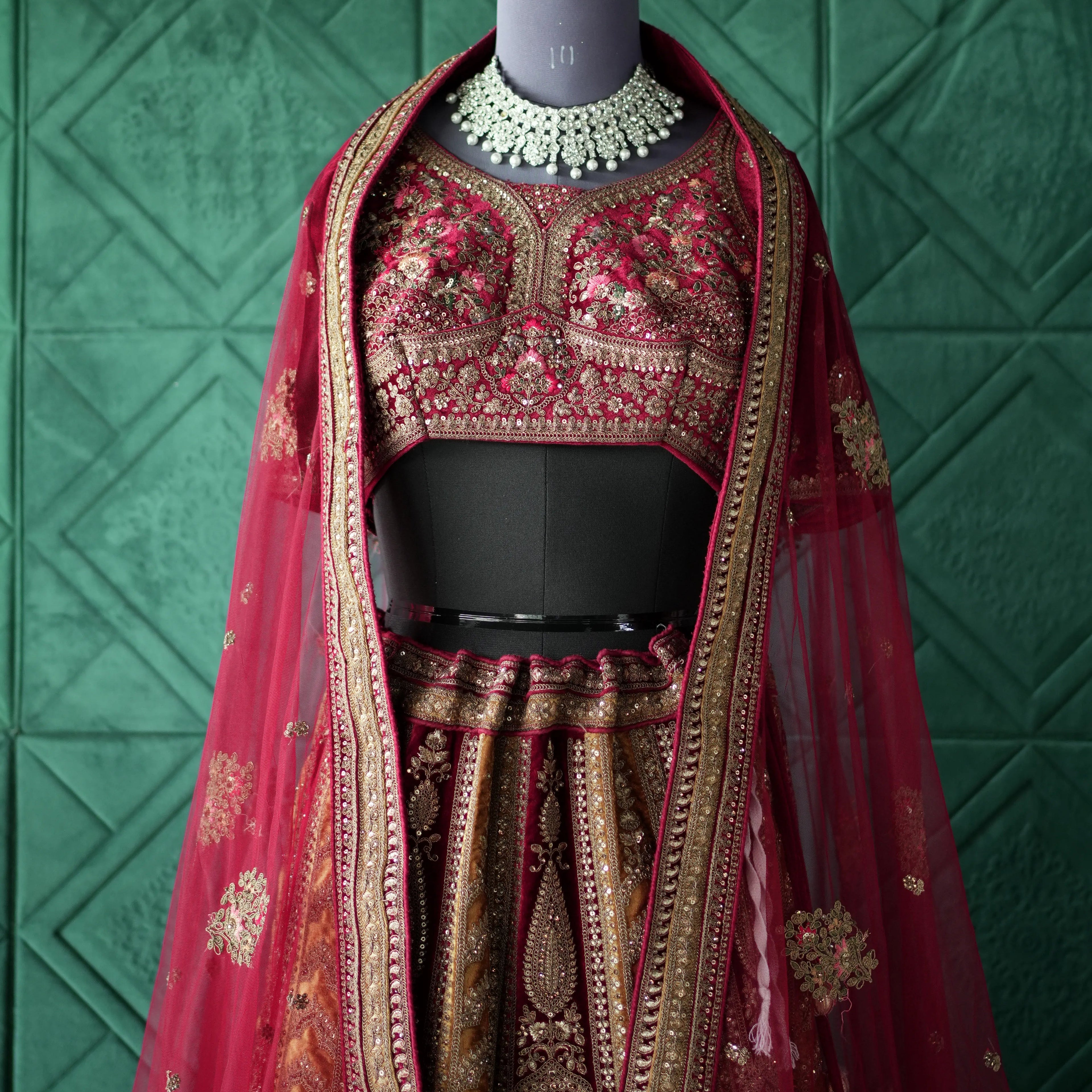 Royal Red Bridal Lehenga