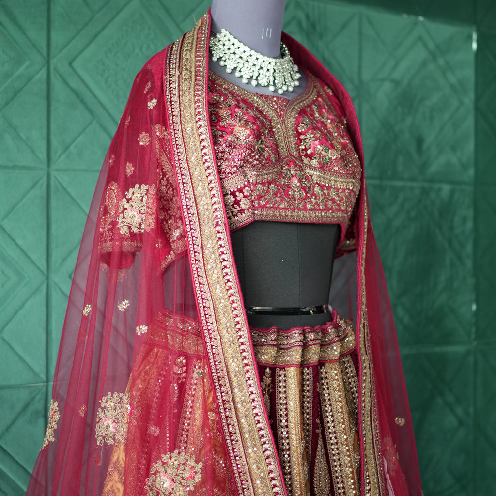Royal Red Bridal Lehenga