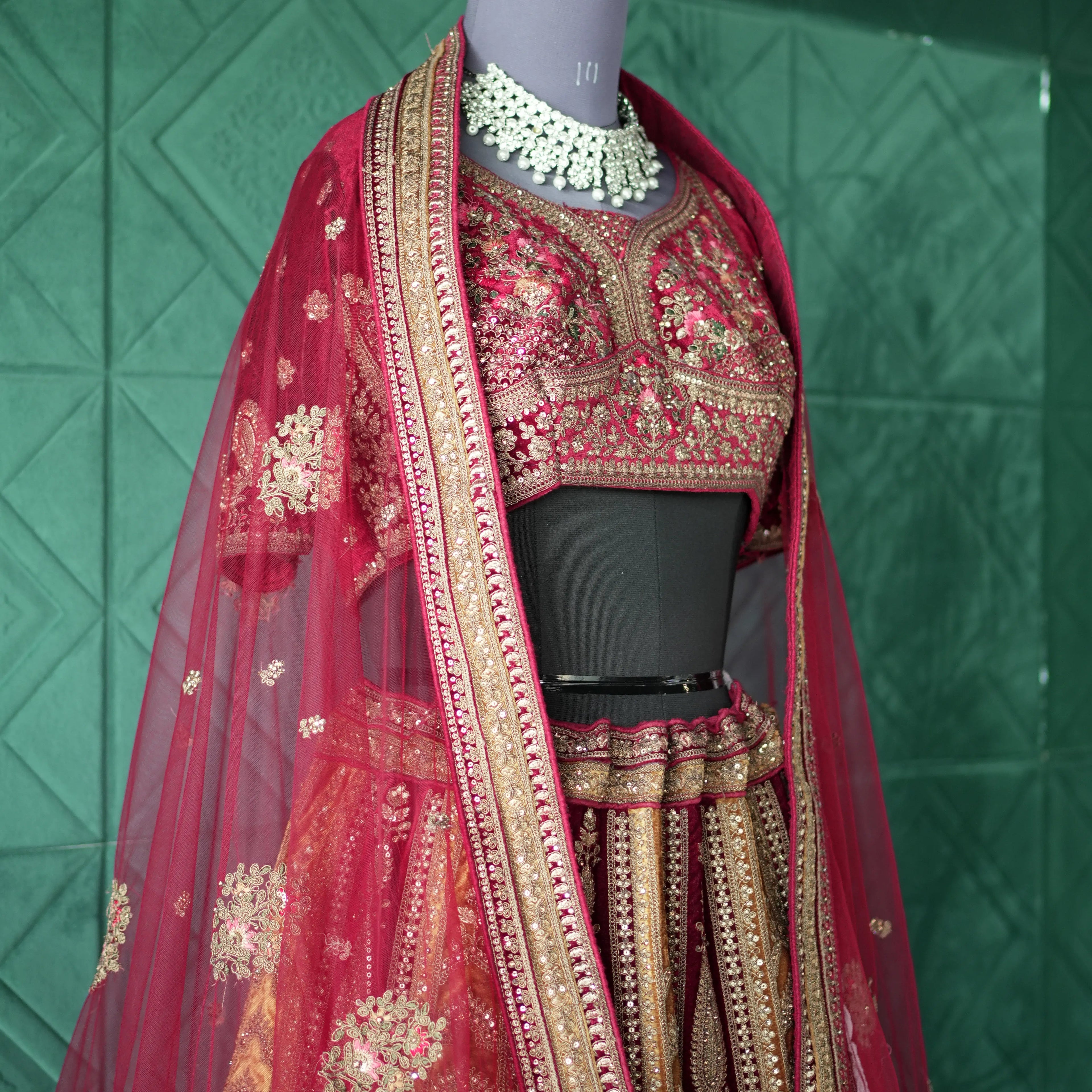 Royal Red Bridal Lehenga