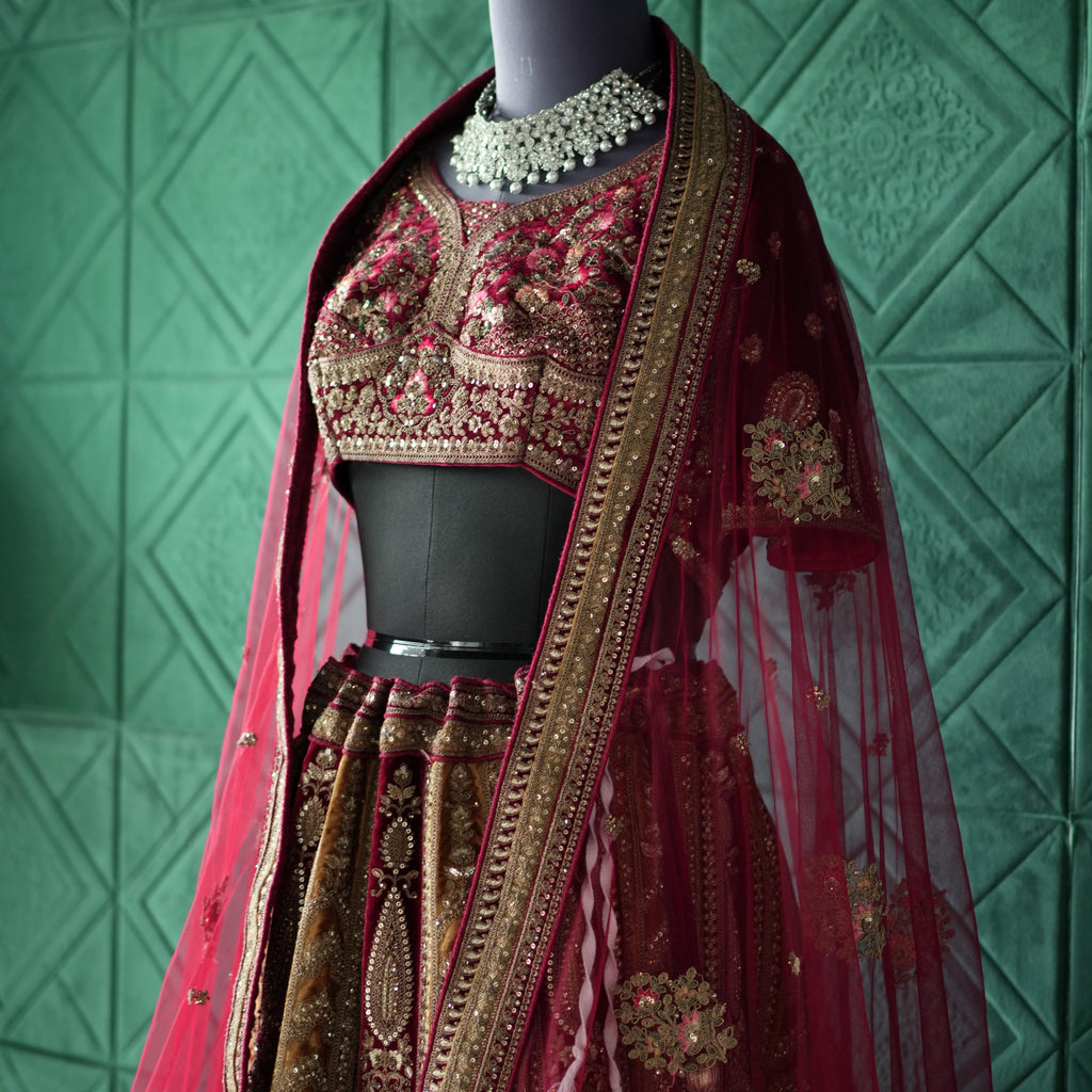 Royal Red Bridal Lehenga