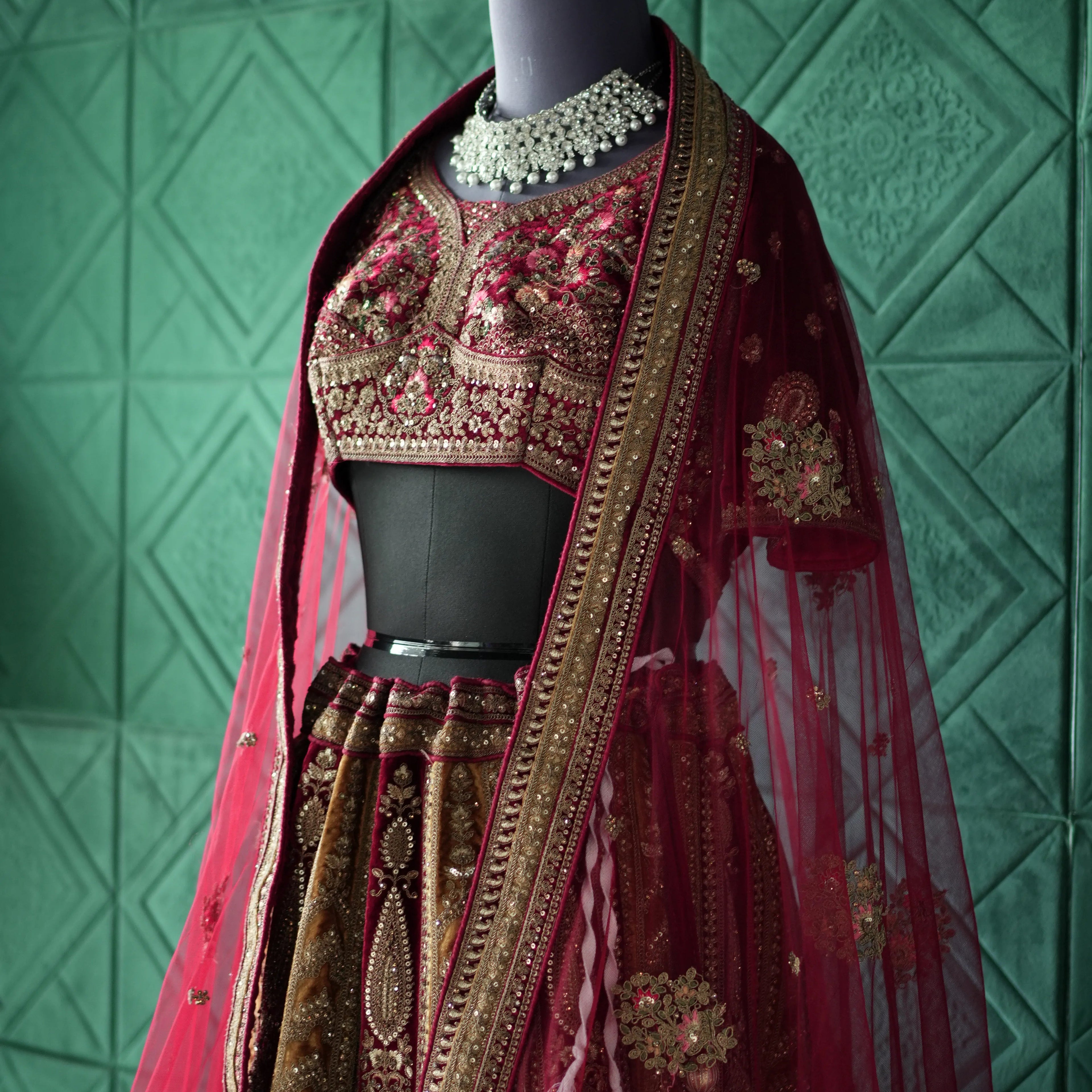 Royal Red Bridal Lehenga
