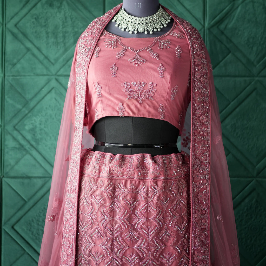 Pink Bridal Lehenga