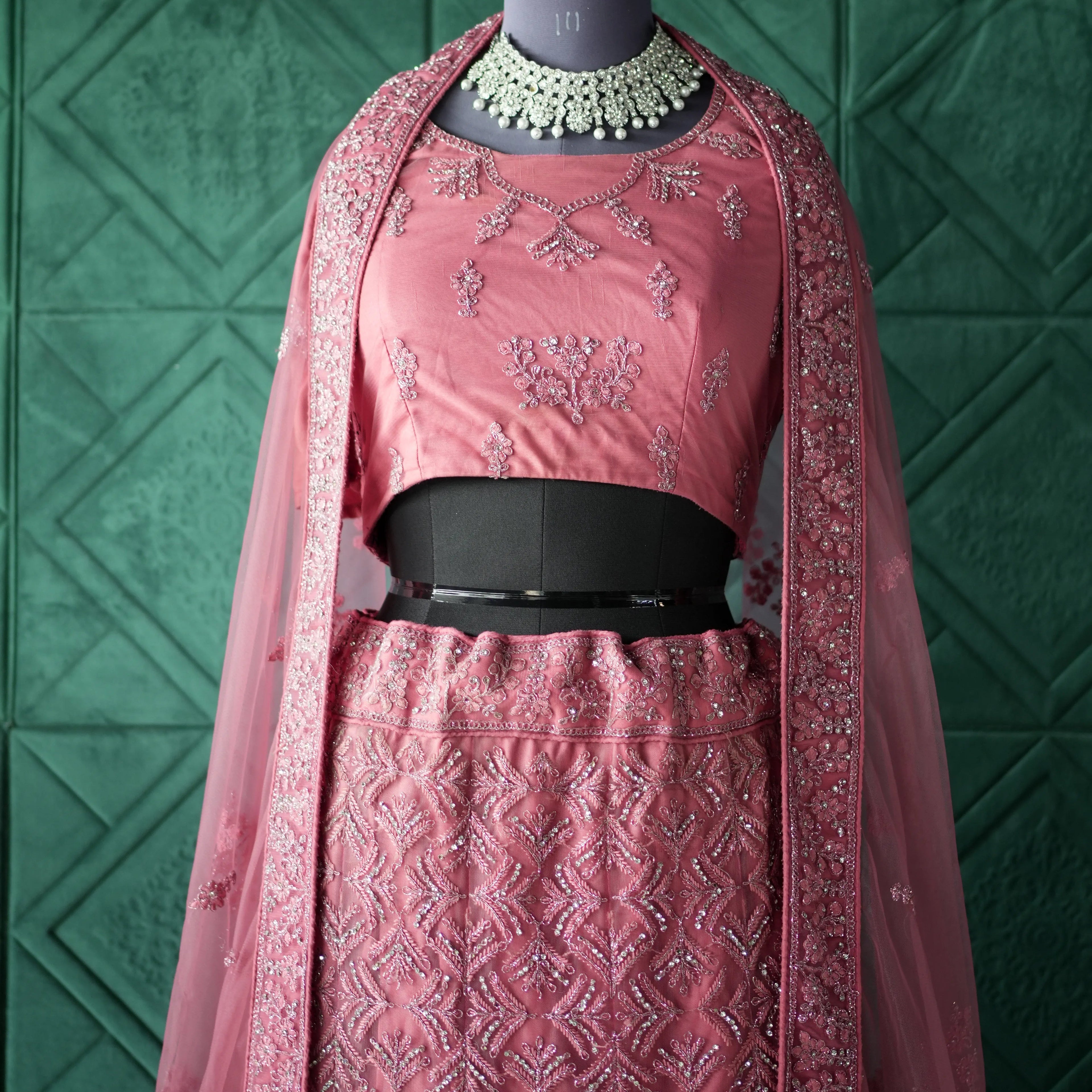 Pink Bridal Lehenga