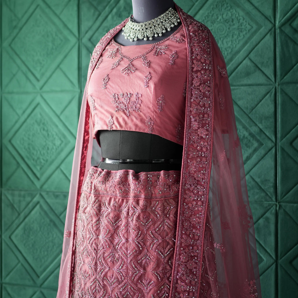 Pink Bridal Lehenga