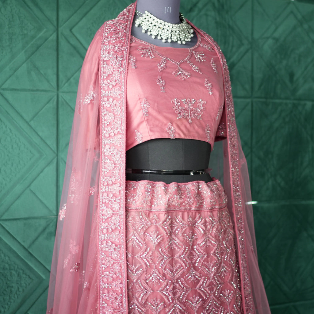 Pink Bridal Lehenga