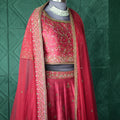 Red Bridal Lehenga