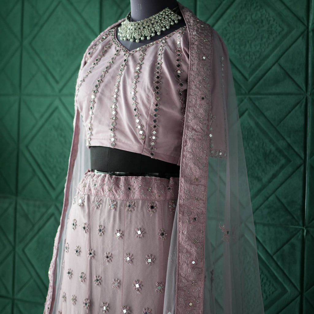 Light Pink Bridal Lehenga