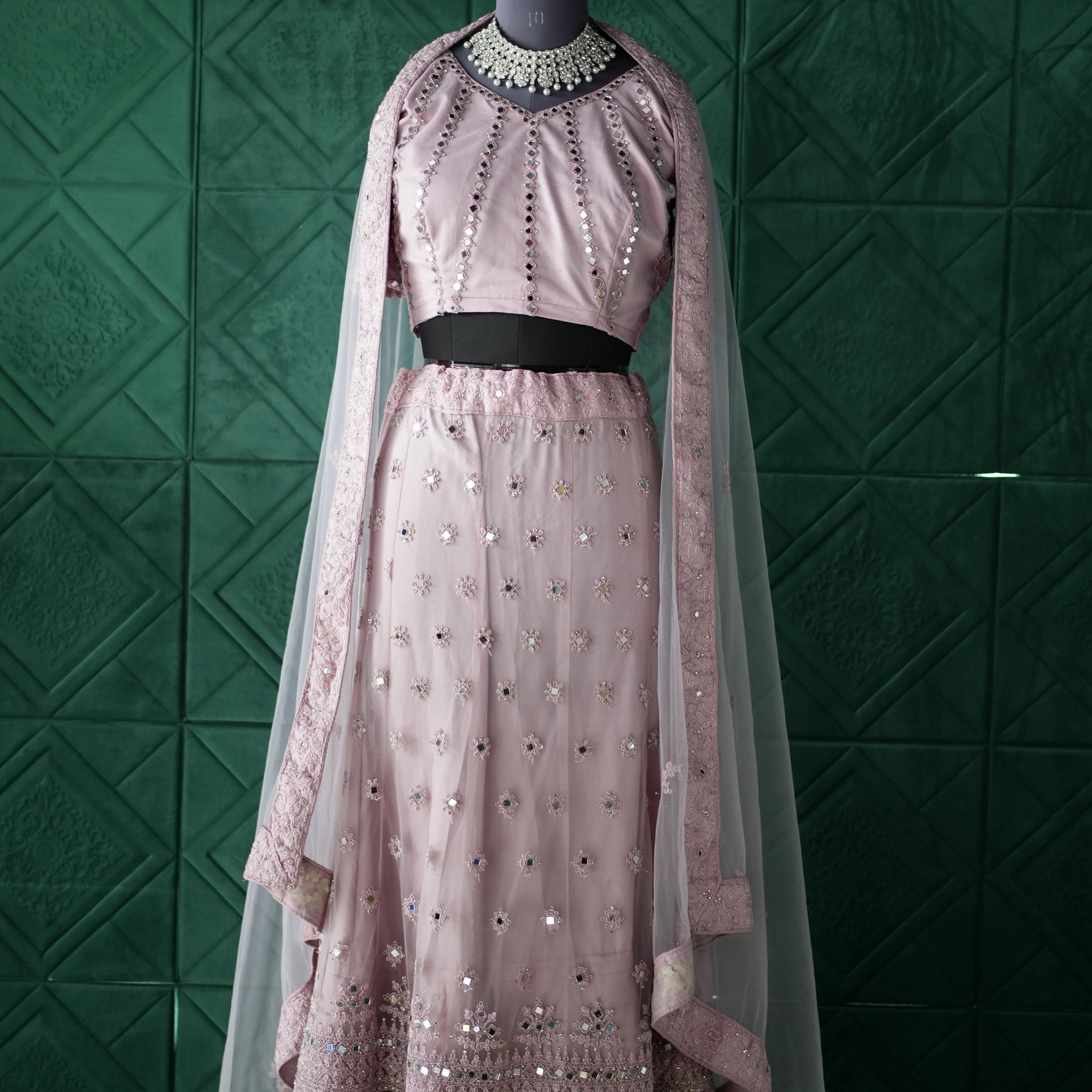 Light Pink Bridal Lehenga