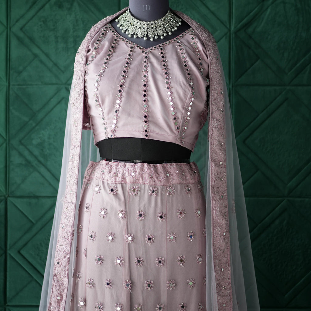Light Pink Bridal Lehenga