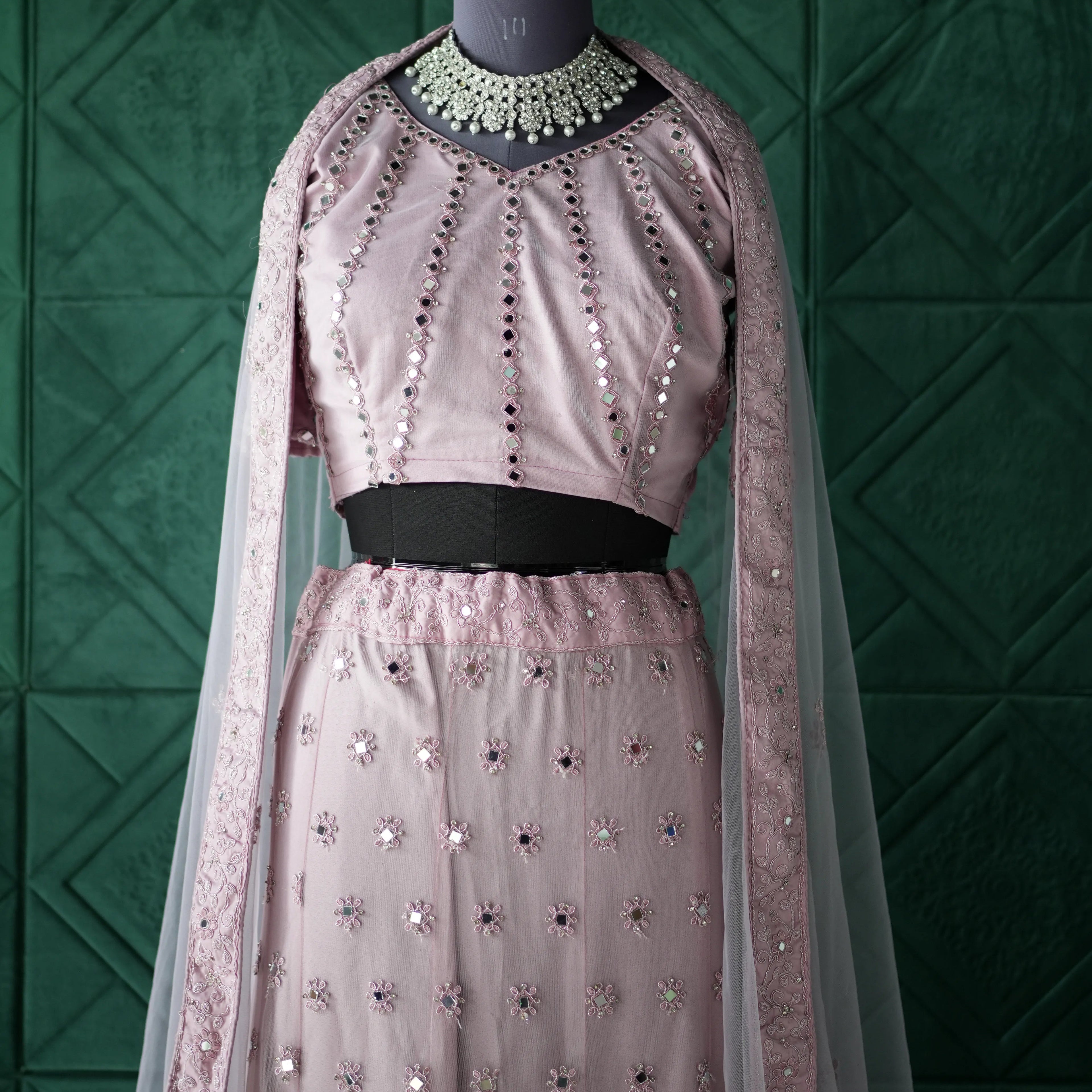 Light Pink Bridal Lehenga
