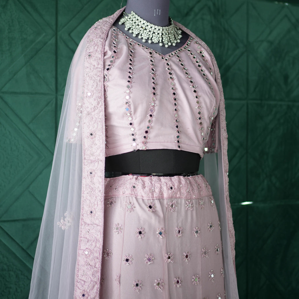 Light Pink Bridal Lehenga