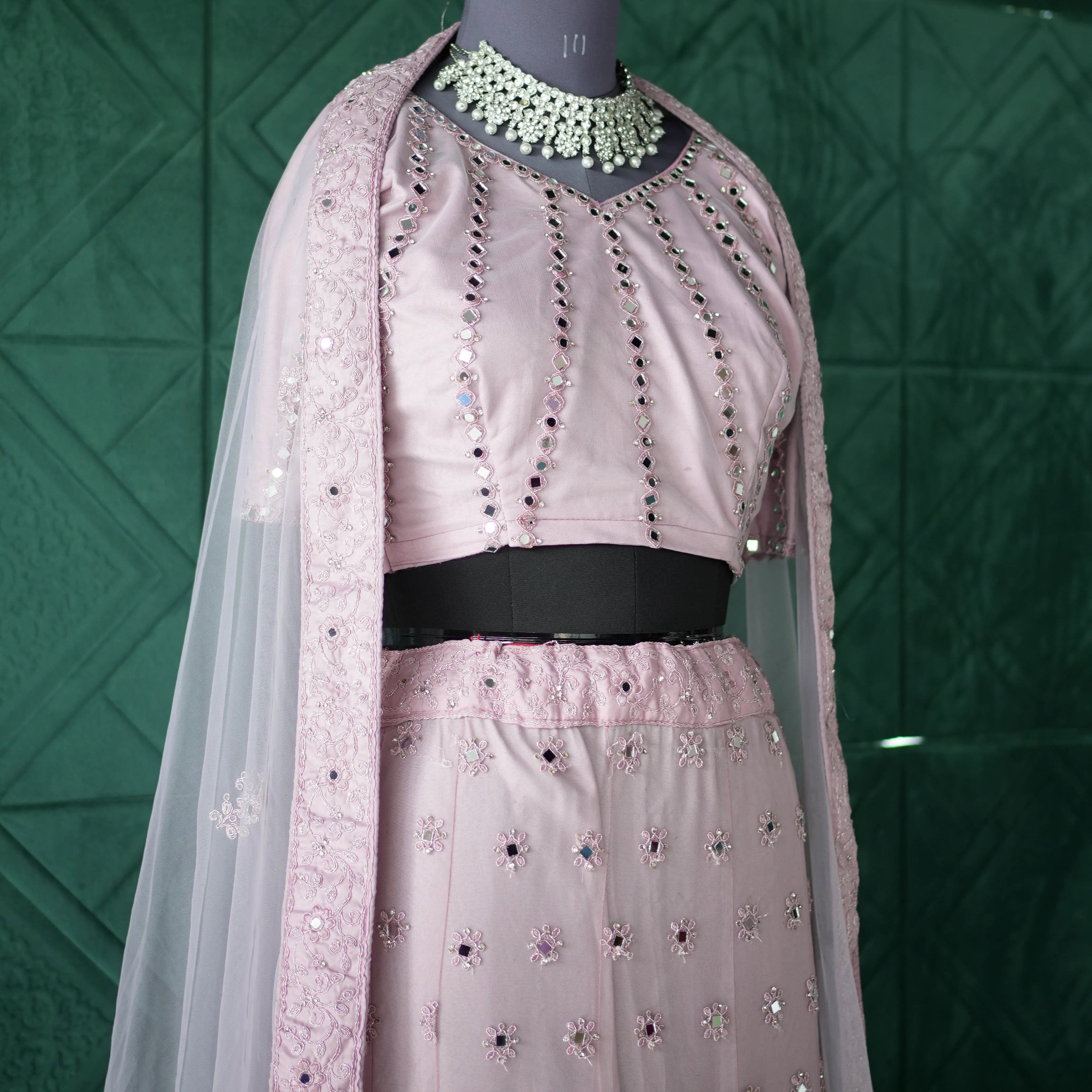Light Pink Bridal Lehenga