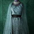 Ice Blue Bridal Lehenga
