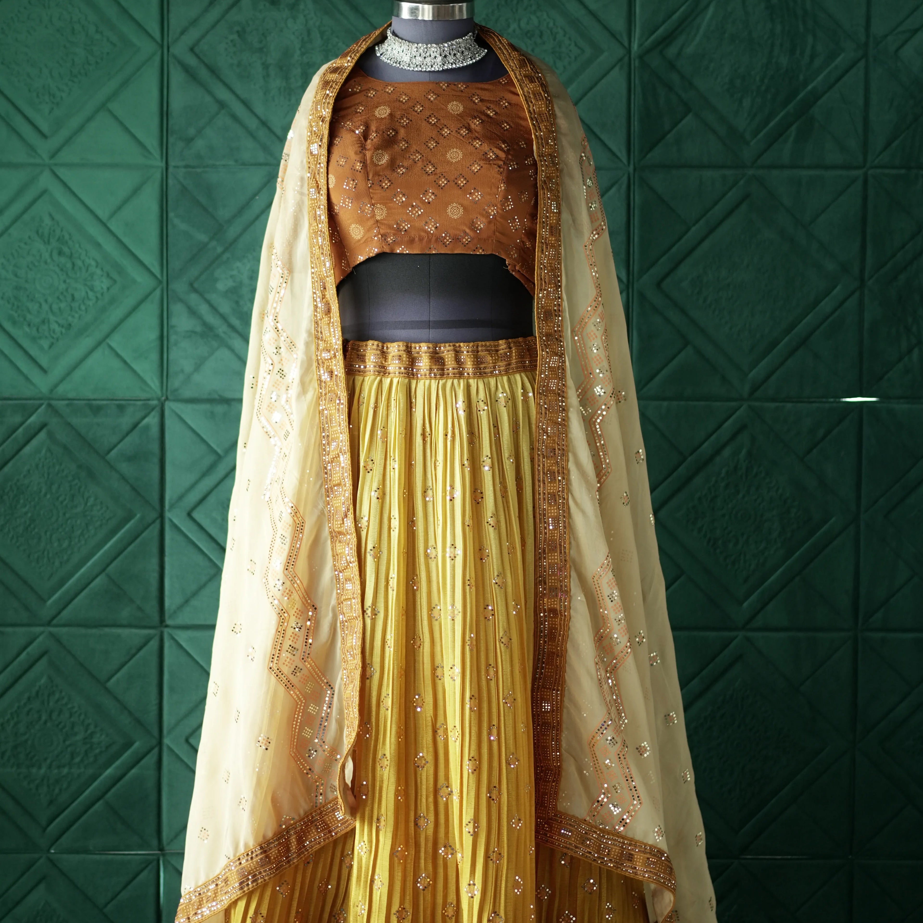 Golden Yellow Lehenga
