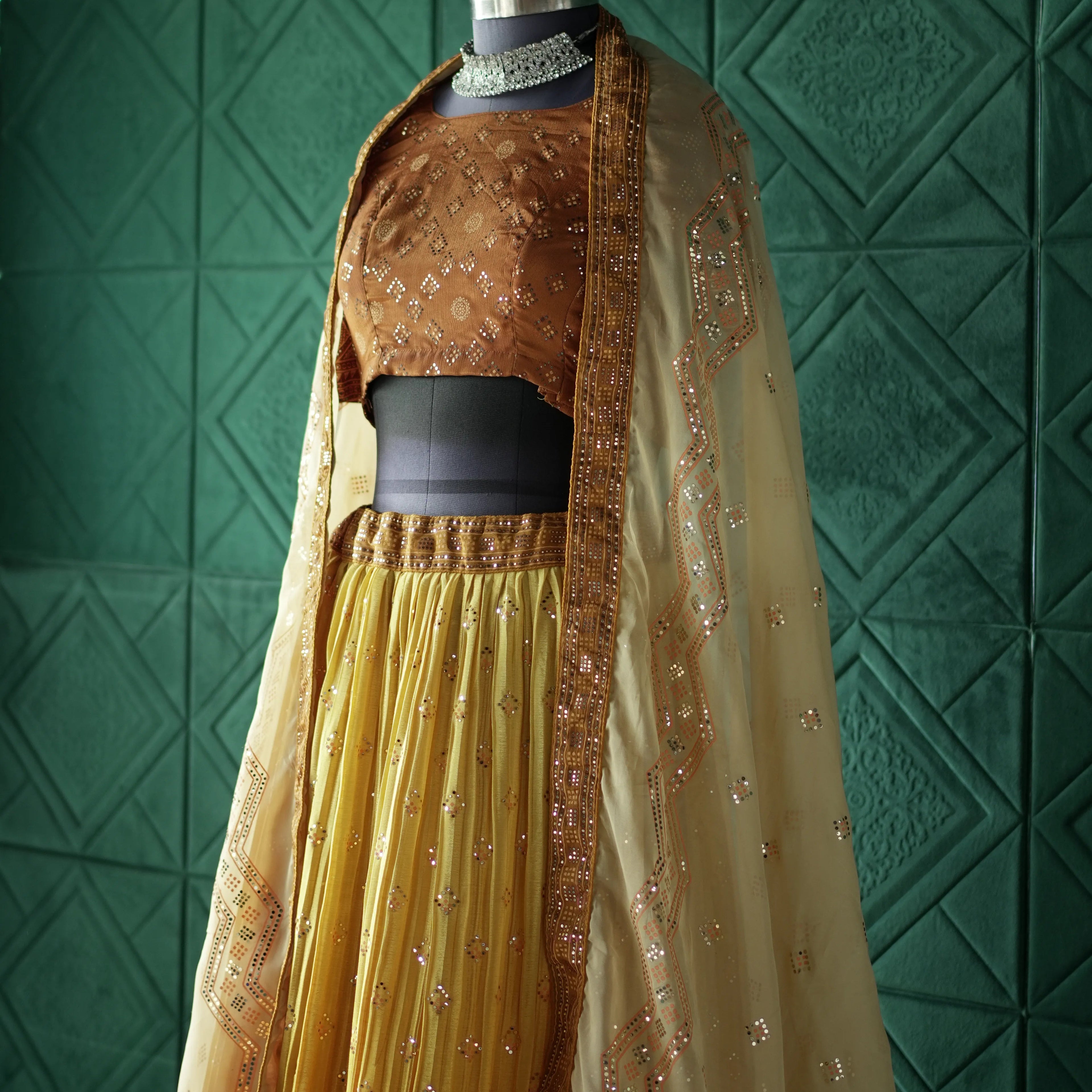 Golden Yellow Lehenga