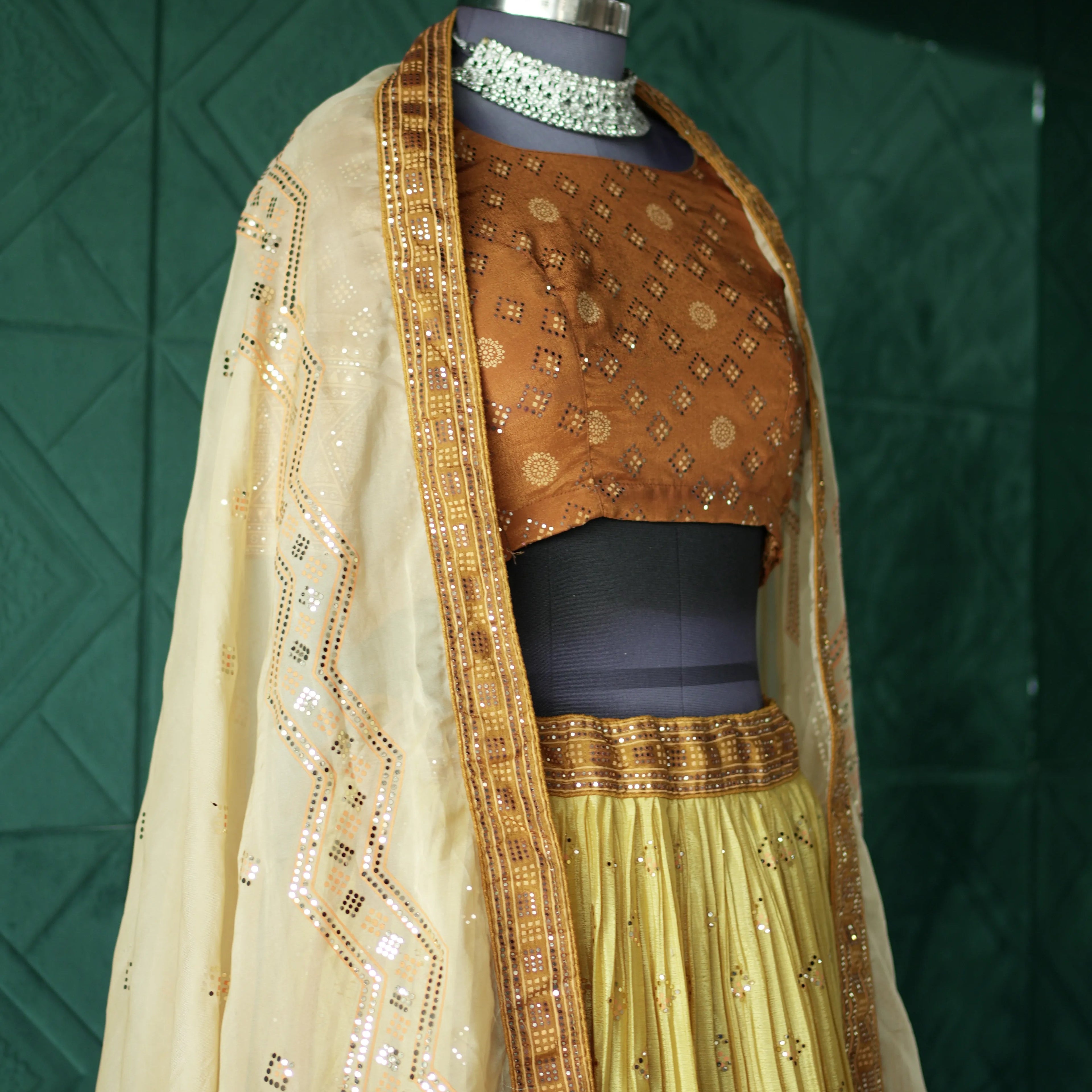 Golden Yellow Lehenga
