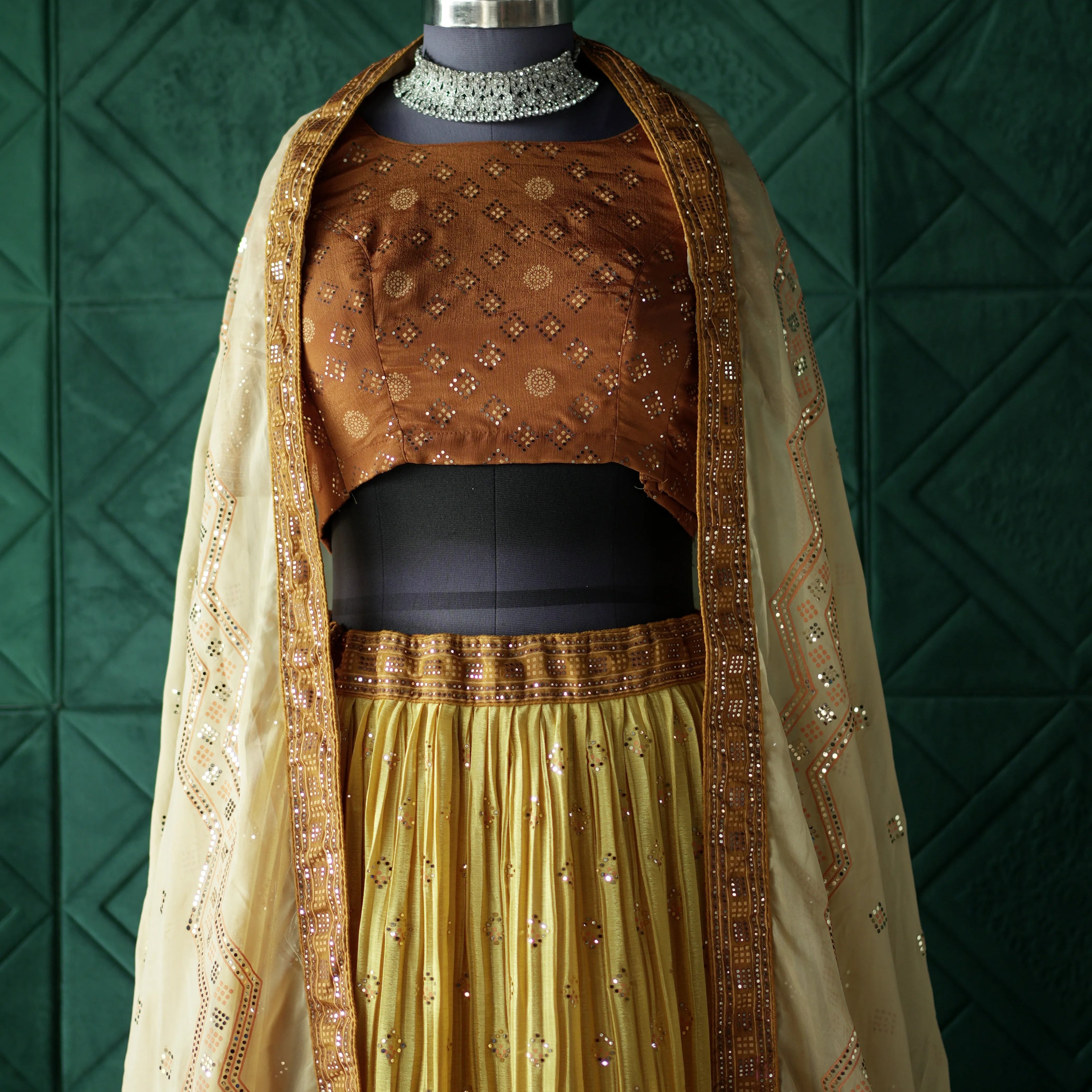 Golden Yellow Lehenga