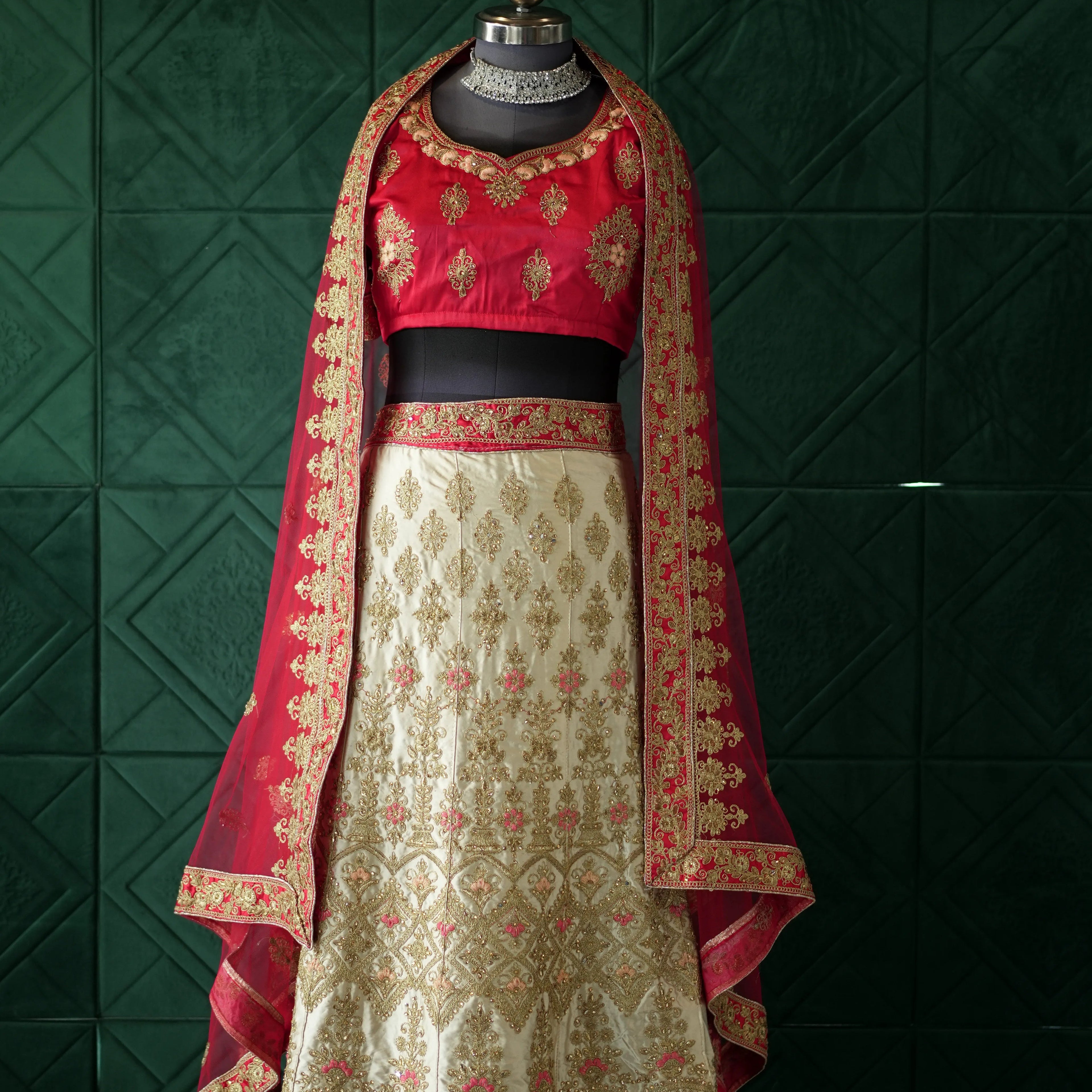 Red & Gold Bridal Lehenga