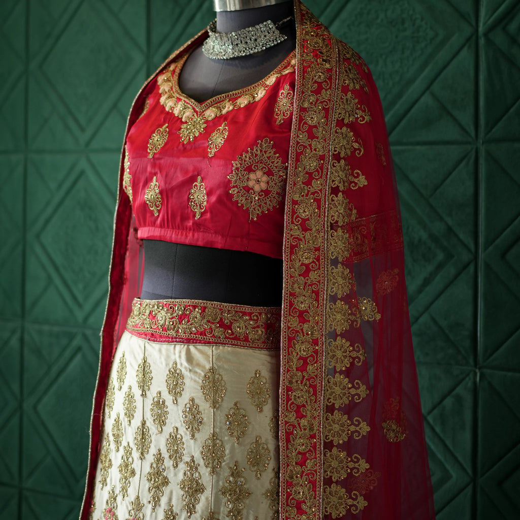 Red & Gold Bridal Lehenga