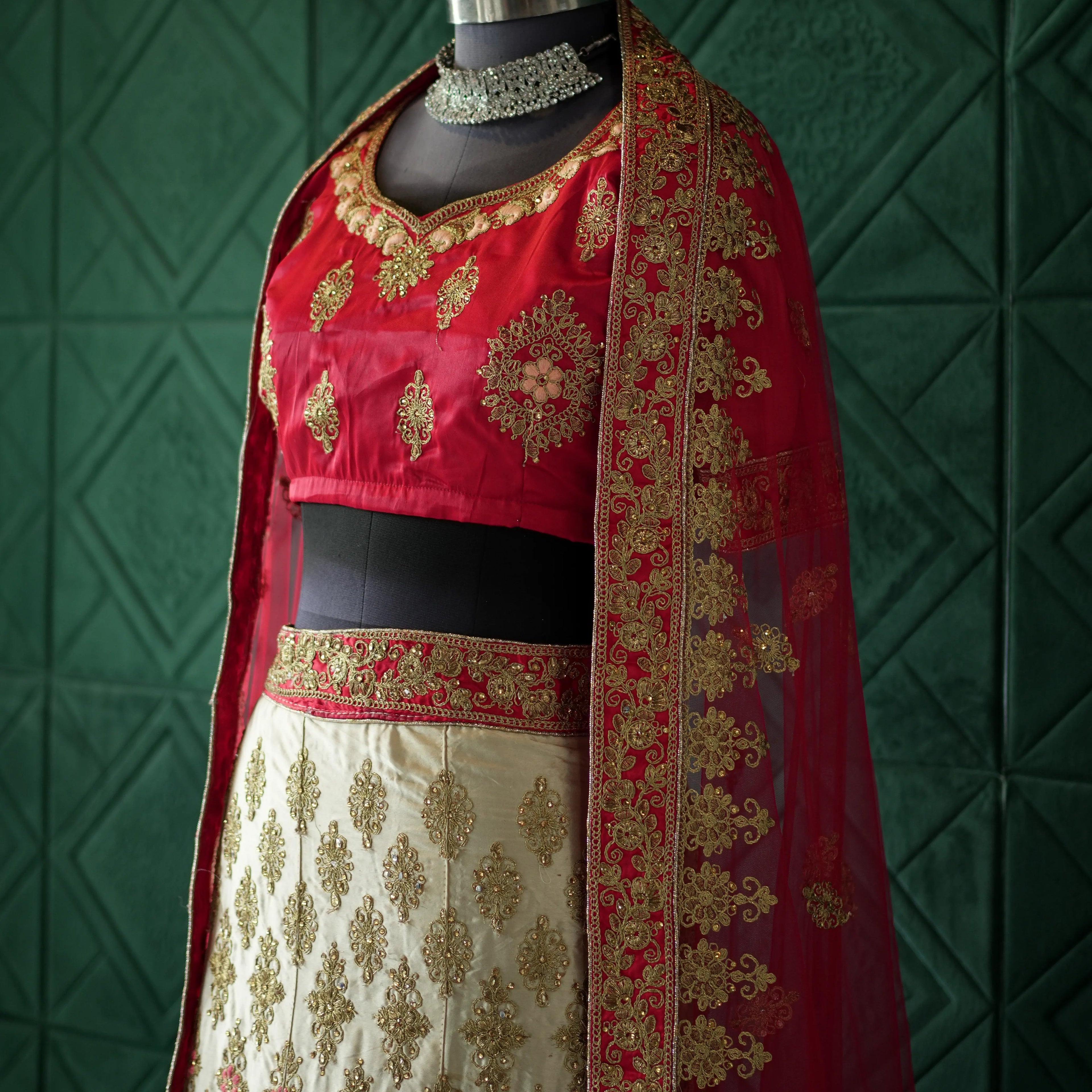 Red & Gold Bridal Lehenga