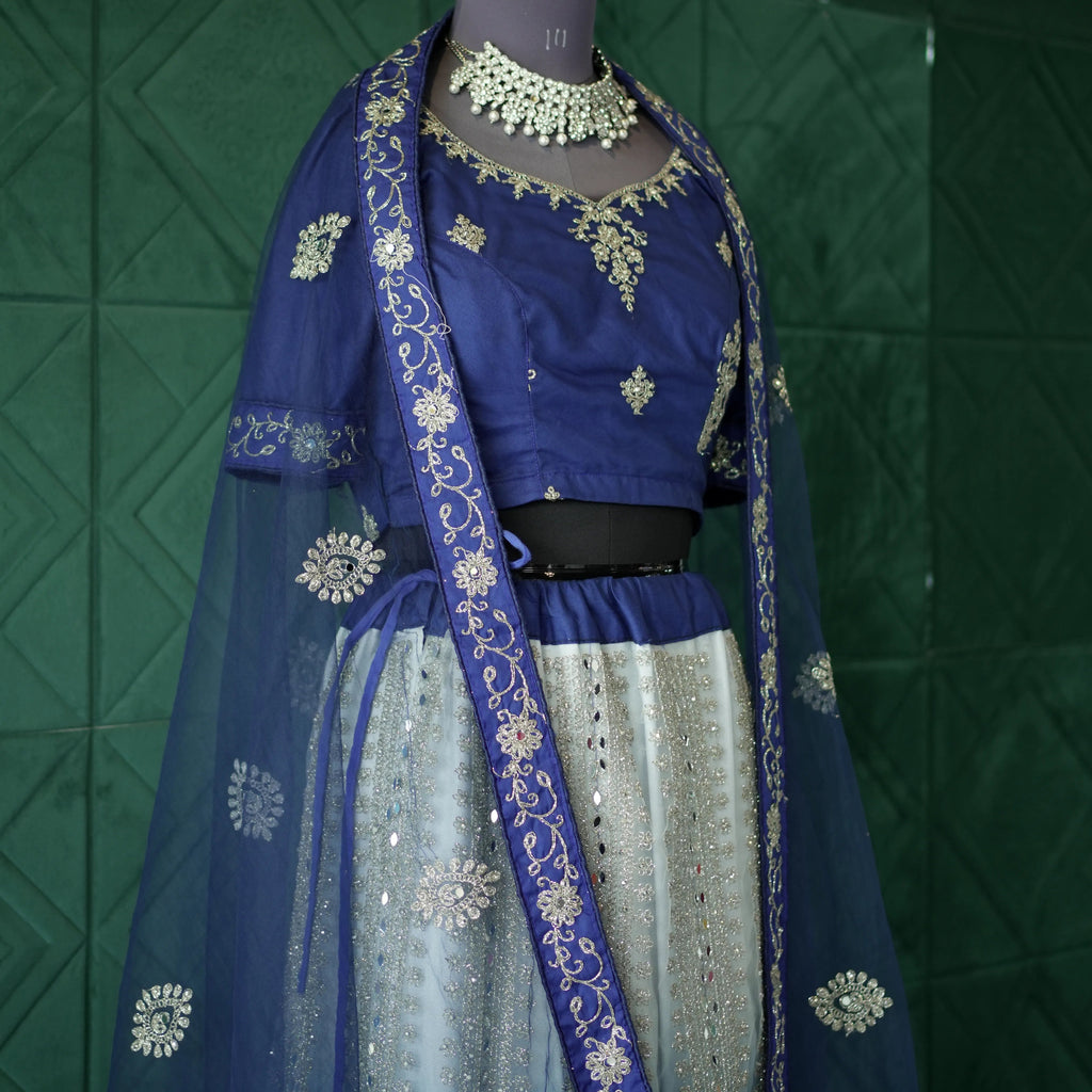 Royal Blue Lehenga