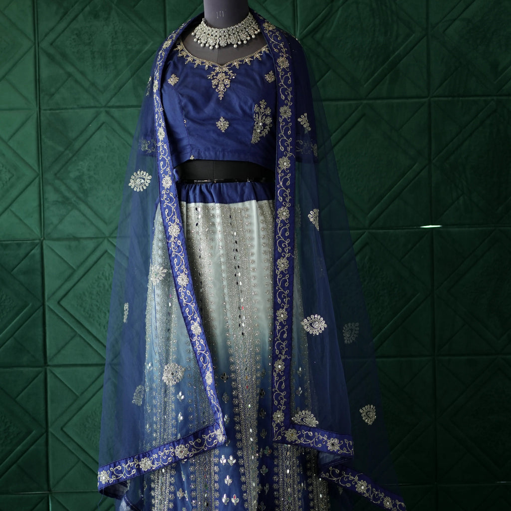 Royal Blue Lehenga