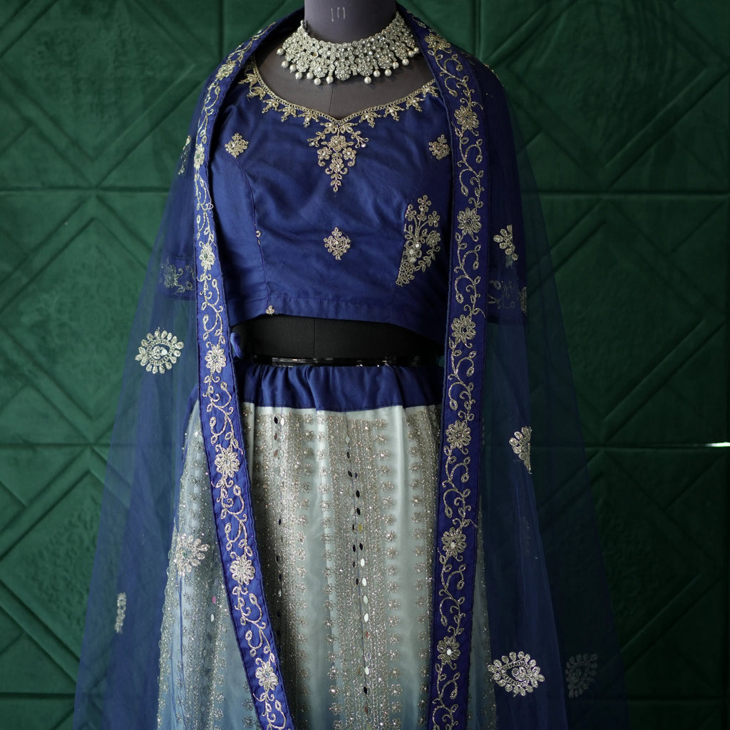 Royal Blue Lehenga