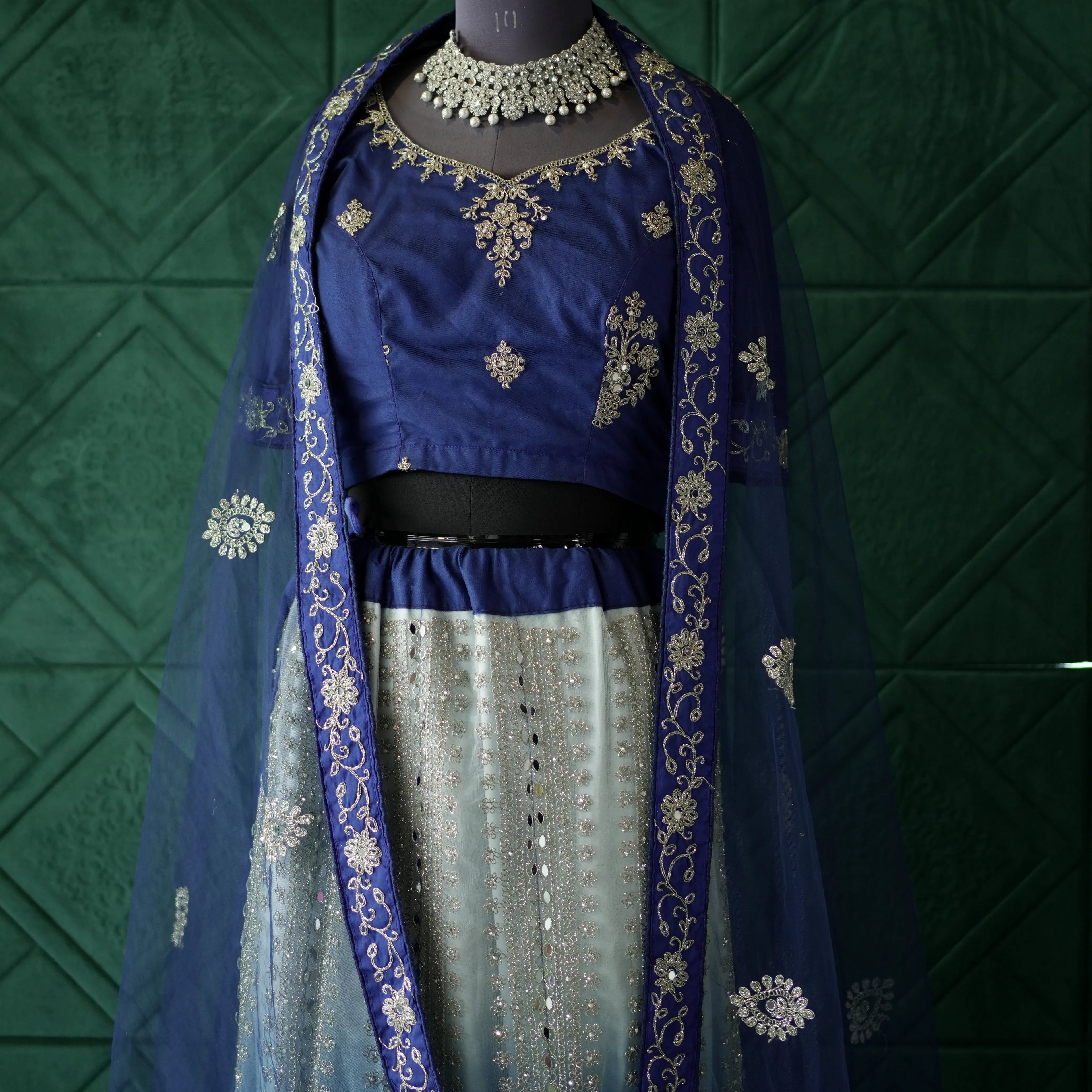 Royal Blue Lehenga
